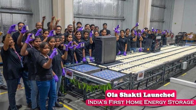 Ola Shakti Home Energy Storage System Launched in India